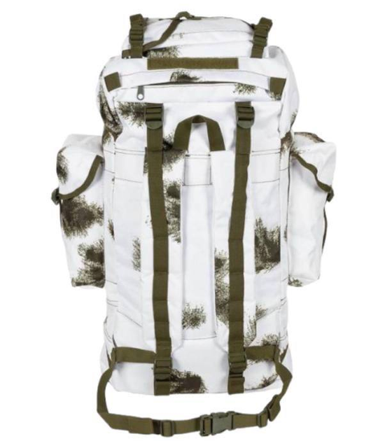 Тактичний зимовий рюкзак 65л Білий ляпка (Kali) - зображення 1