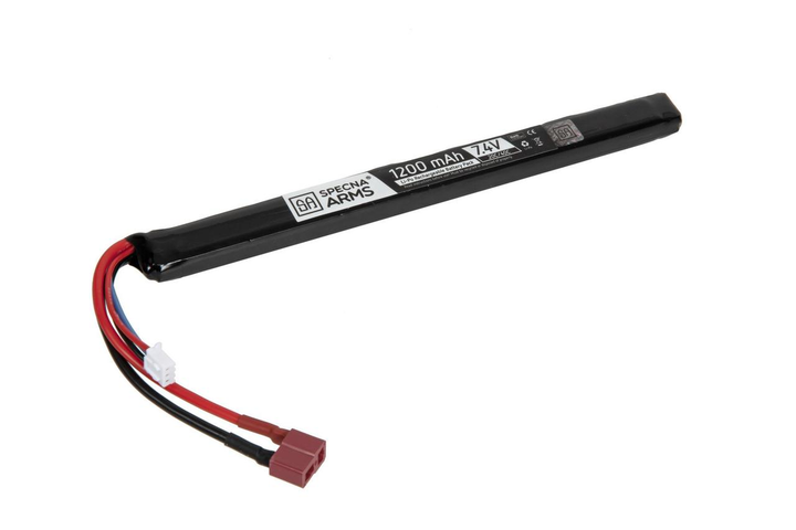 Аккумулятор под крышку АК LiPo 7,4V 1200mAh 20C/40C - T-Connect (Deans) [Specna Arms] - изображение 1