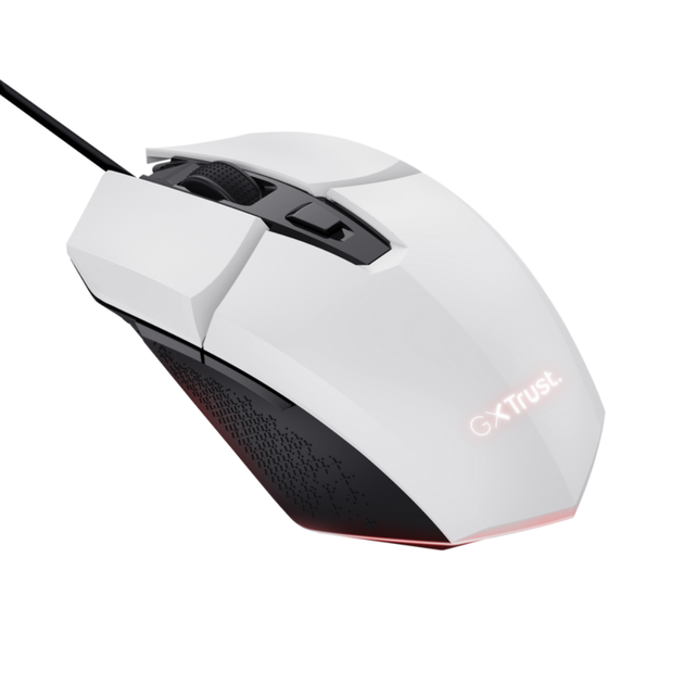 Мышь компьютерная Trust GXT 109W Felox проводная/6400dpi Белый (25066) - изображение 3