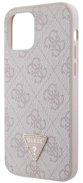 Панель Guess Crossbody 4G Metal Logo для Apple iPhone 13 Pro Max Pink (3666339147174) - зображення 1
