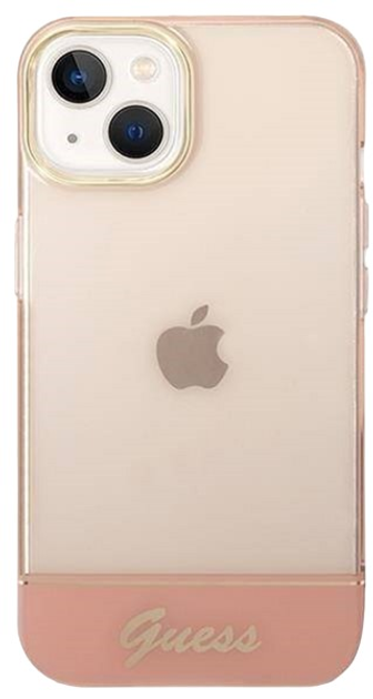 Панель Guess Translucent для Apple iPhone 14 Plus Pink (3666339088354) - зображення 1