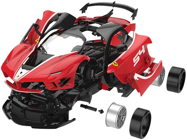 Автомобіль-конструктор Rastar Ferrari FXX K на радіокеруванні 1:18 Червоно-чорний (6930751317567) - зображення 6