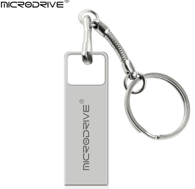 Металлическая USB Флешка 128гб для компьютера, ноутбука Microdata Aluminum 128GB Серый - изображение 3