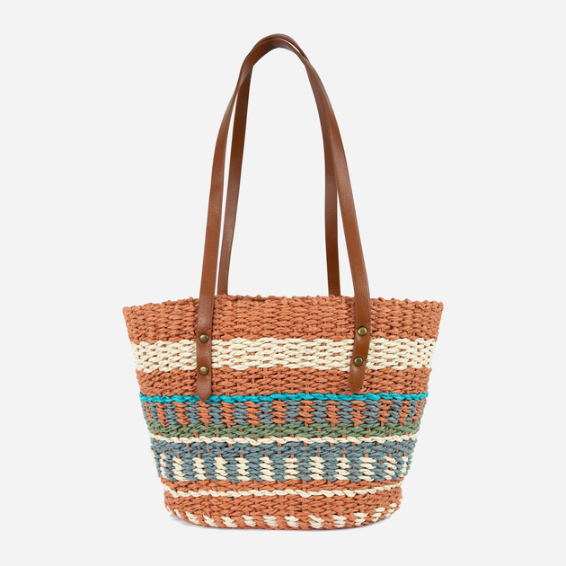 Torebka shopper damska Art Of Polo Tr22156-2 jasno-brązowa (5902021188154) - obraz 1