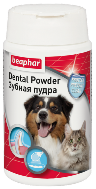 Зубний порошок Beaphar Dental powder брунатниця 75 г (8711231127429) - зображення 1