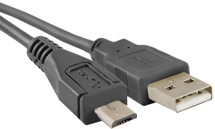 Kabel Qoltec USB Type A męski - Micro USB Type B męski 1.8 m (5901878523262) - obraz 1