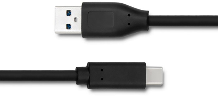 Kabel Qoltec USB 3.0 Type A męski - USB 3.1 Typ-C męski 1.8 m (5901878504933) - obraz 2
