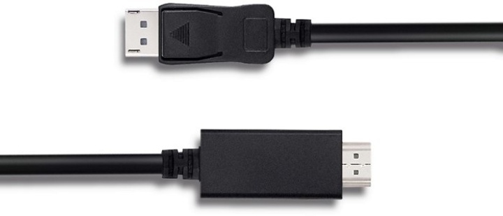 Kabel Qoltec 4K DisplayPort v1.1 męski - HDMI męski 3 m (5901878504421) - obraz 2