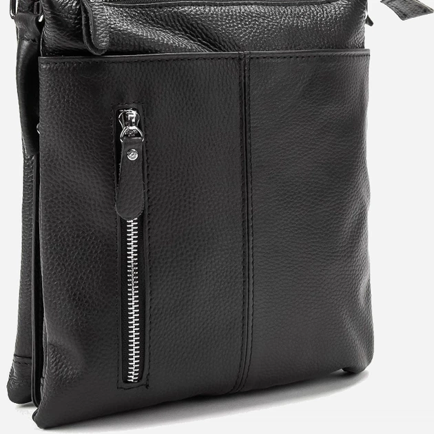 Сумка-планшет мужская кожаная Tiding Bag M56-3639A Черная - Фото 4 Сумка-планшет мужская кожаная Tiding Bag M56-3639A Черная - изображение 4
