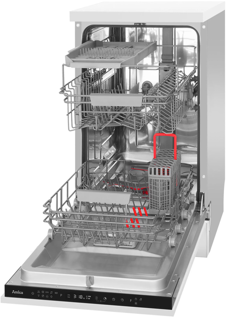 Zmywarka do zabudowy Amica DIM46C9TBONSiH - obraz 5