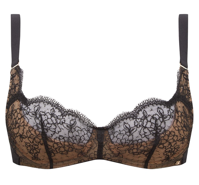 Бюстгальтер Gossard Devotion 20205 балконет вишуканий ніжний спокусливий 75D Black (5053014949747) - Фото 4 Бюстгальтер Gossard Devotion 20205 балконет вишуканий ніжний спокусливий 75D Black (5053014949747) - изображение 4
