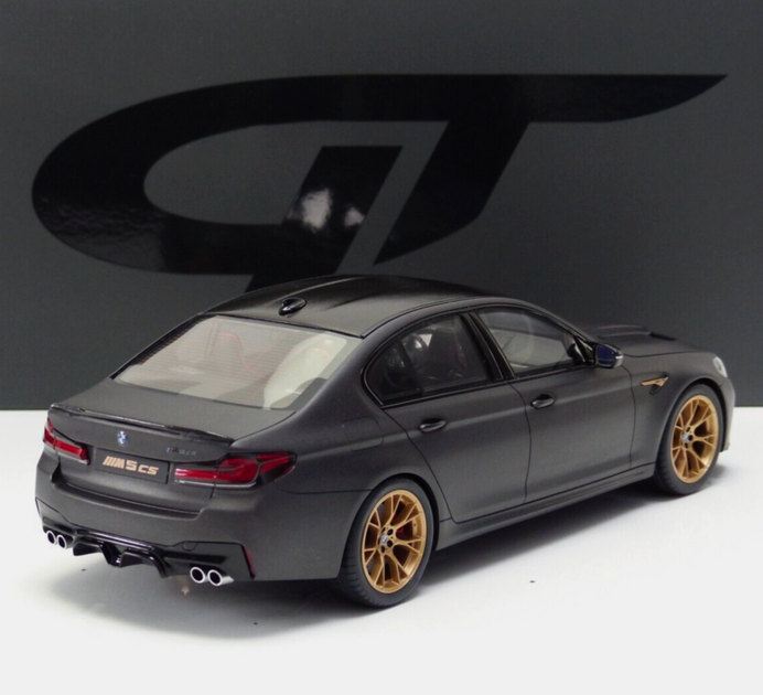 Модель автомобиля BMW M5 CS (F90) Dark Gray Metallic/Carbon by GT Spirit, Scale 1:18 - изображение 5