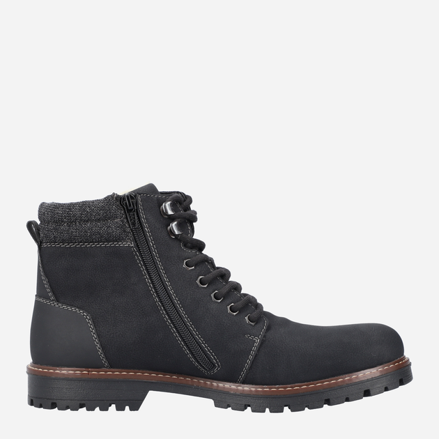 Чоловічі зимові черевики з мембраною Rieker F3642-00 43 28 см Чорні (4061811039838) - зображення 1
