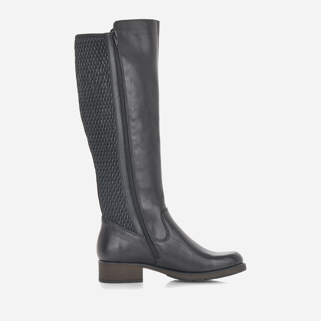 Oficerki damskie skórzane Rieker Z9591-00 40 26.1 cm Czarne (4059954094012) - obraz 5