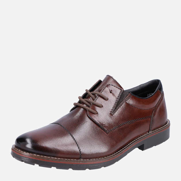 Buty derby męskie Rieker 15320-25 42 27.4 cm Brązowe (4060596927767) - obraz 2