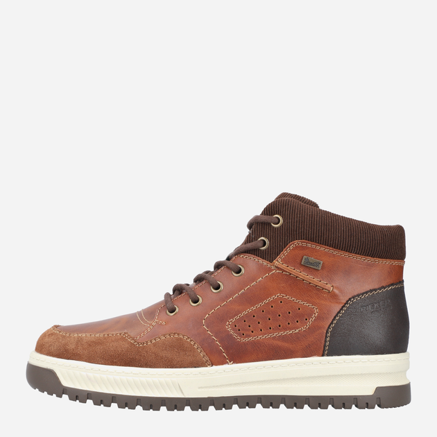 Чоловічі зимові черевики з мембраною Rieker 38544-24 45 29.3 см Коричневі (4061811040032) - зображення 2