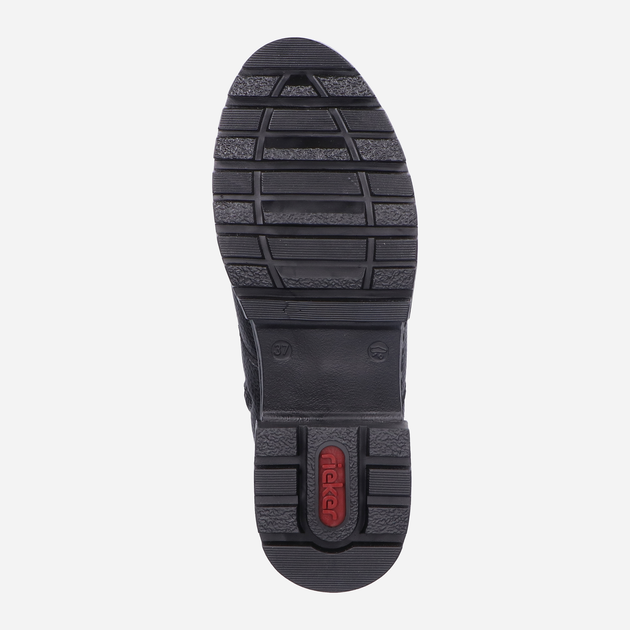 Trapery damskie na obcasie Rieker 76840-00 39 25.5 cm Czarne (4060596874474) - obraz 7