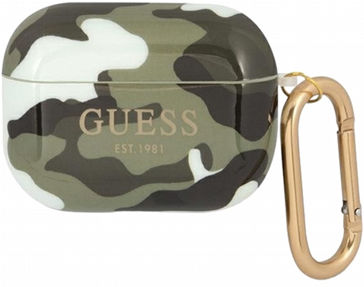 Чохол CG Mobile Guess Camo Collection для AirPods Pro Khaki (3666339010126) - зображення 1