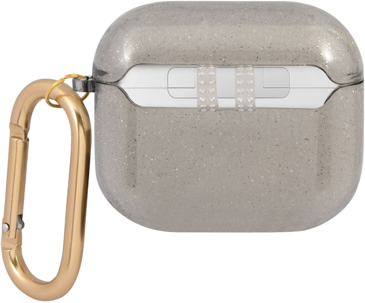 Etui CG Mobile Guess Glitter Collection do AirPods 3 Czarny (3666339009861) - obraz 2