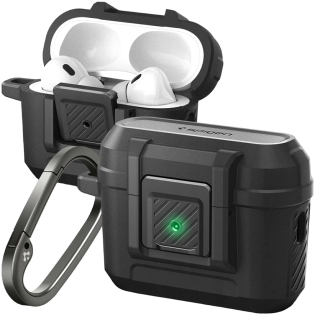 Чохол Spigen Lock Fit для Apple AirPods Pro 2 Matte Black (8809811869033) - зображення 2