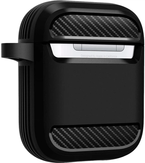 Чохол Spigen Rugged Armor для AirPods 1 / 2 Black (8809710750487) - зображення 2