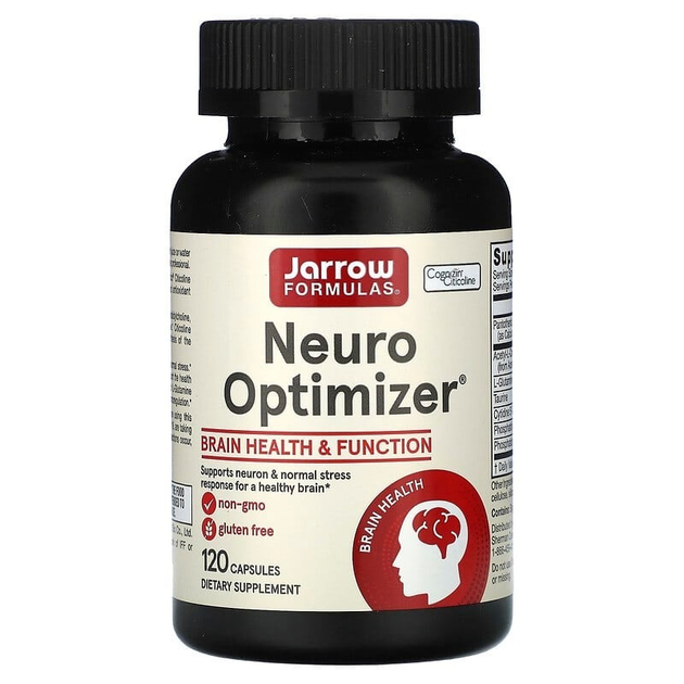 Нейрооптимізатор Jarrow Formulas "Neuro Optimizer" для нормалізації роботи мозку (120 капсул) - зображення 1