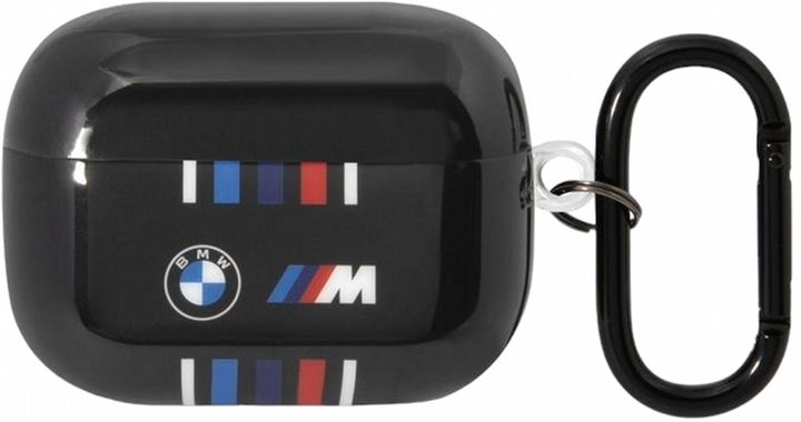Etui CG Mobile BMW Multiple Colored Lines BMAP22SWTK do AirPods Pro Czarny (3666339089634) - obraz 1