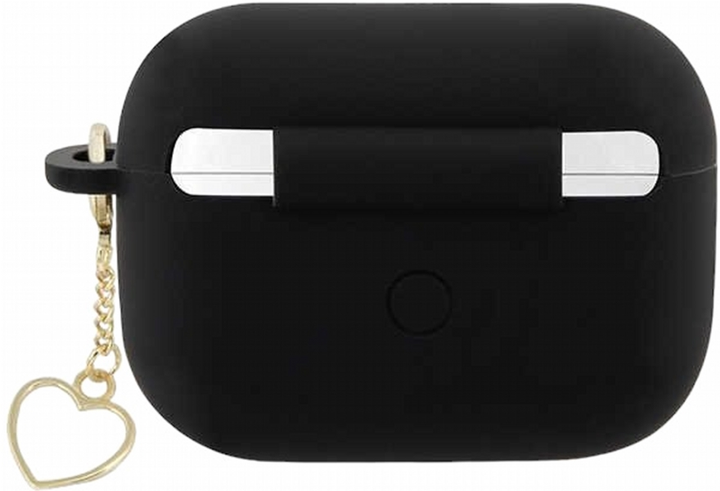 Чохол CG Mobile Guess Silicone Charm Heart Collection GUAP2LSCHSK для AirPods Pro 2 Black (3666339102395) - зображення 2