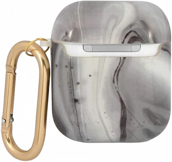 Etui CG Mobile Guess Marble Collection GUA2UNMK do AirPods 1 / 2 Czarny (3666339010140) - obraz 3