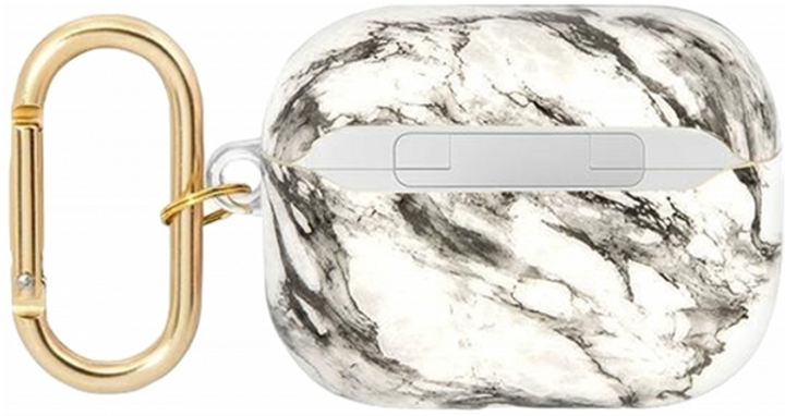 Etui CG Mobile Guess Marble Strap Collection GUAPHCHMAG do AirPods Pro Szary (3666339047177) - obraz 2