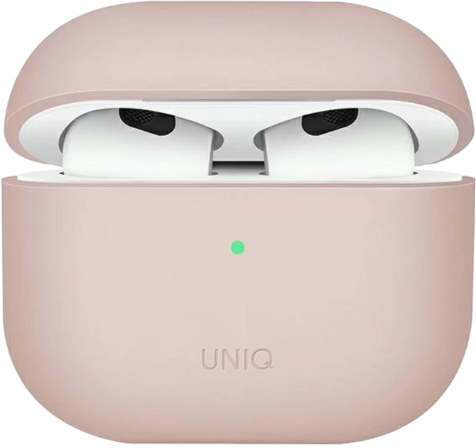 Etui Uniq Lino do AirPods 3 Różowy (8886463676745) - obraz 1