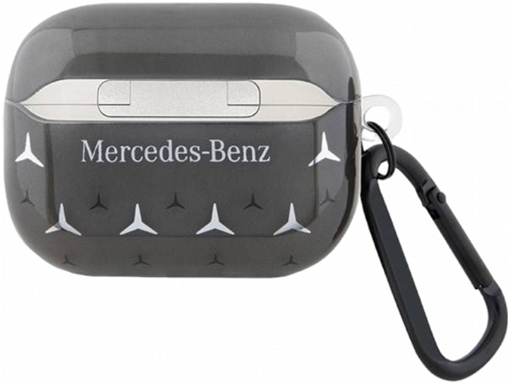 Etui CG Mobile Mercedes Large Star Pattern MEAP28DPMGS do AirPods Pro 2 Czarny (3666339113049) - obraz 2