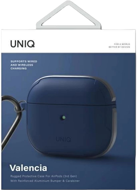Etui Uniq Valencia do AirPods 3 Niebieski (8886463679791) - obraz 4