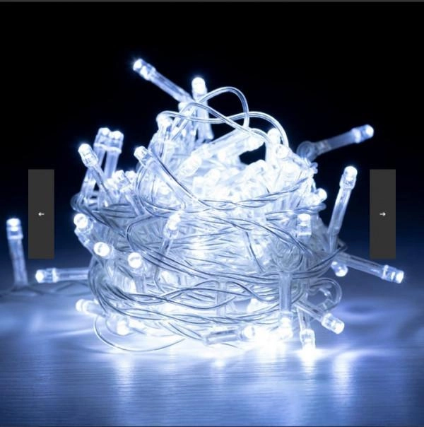 Светодиодная гирлянда нить 500 Led на ёлку Холодный белый - изображение 6