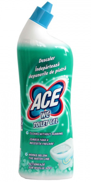 Żel ACE odkamieniacz do czyszczenia toalet 700 ml (8001480026186) - obraz 1