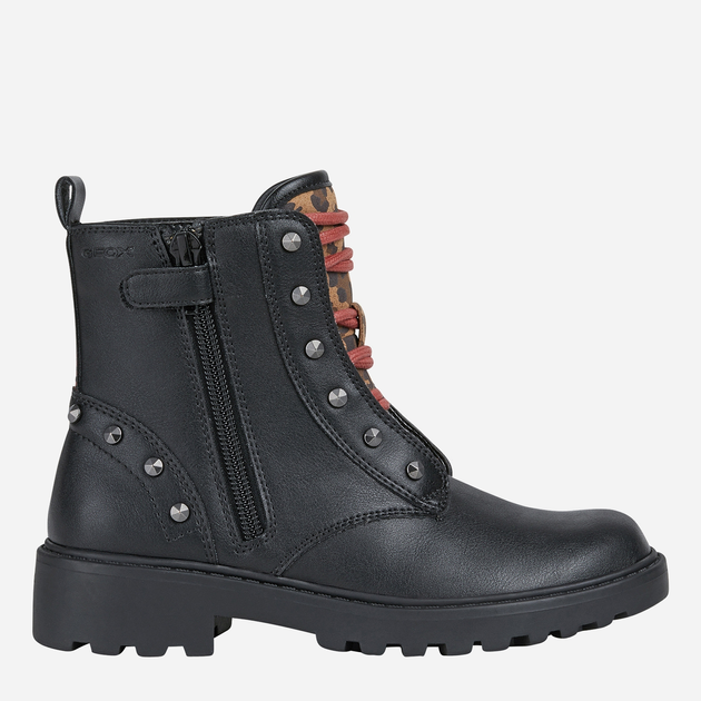 Jesienne trzewiki dziewczęce Geox Ankle Boots J1620B000BC-C9BT6 31 Czarne (8050036284341) - obraz 1