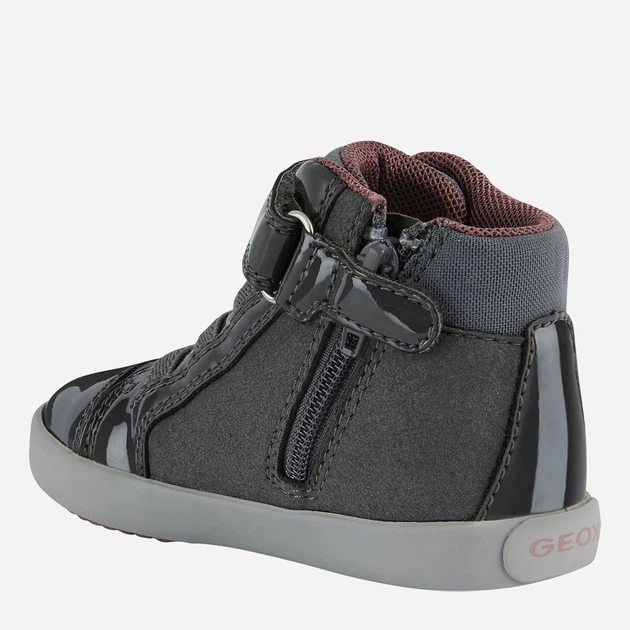 Trzewiki dziecięce dla dziewczynki Geox Sneakers B261MA0AU02-C9002 23 Szare (8050036677495) - obraz 4