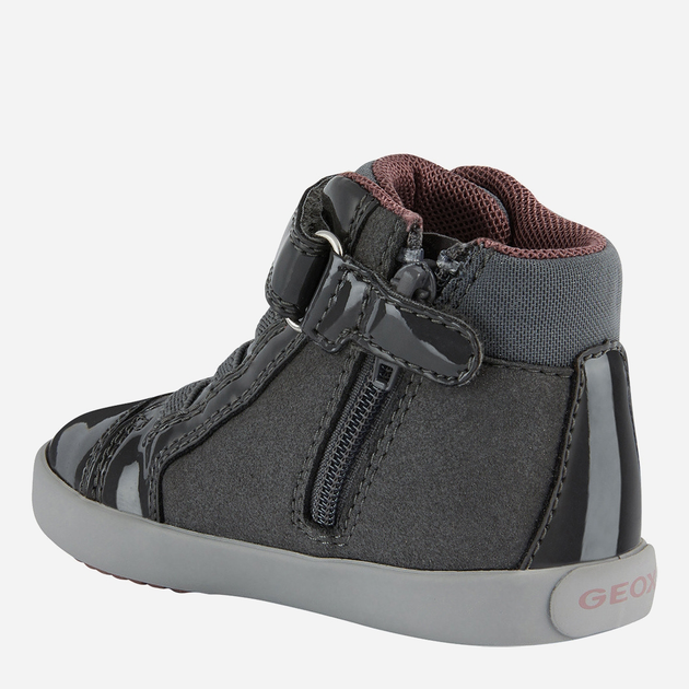 Trzewiki dziecięce dla dziewczynki Geox Sneakers B261MA0AU02-C9002 27 Szare (8050036677532) - obraz 4