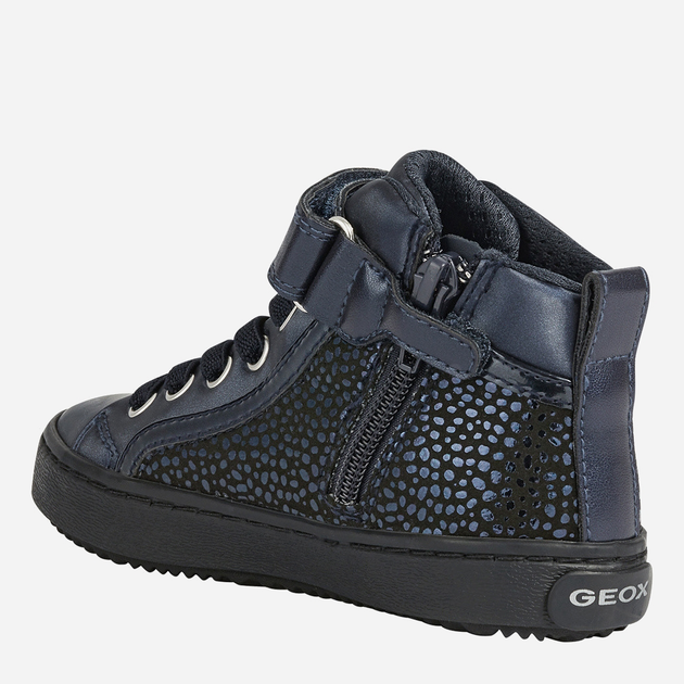Sneakersy dziecięce dla dziewczynki wysokie Geox Sneakers J744GI0DHAJ-C4002 32 Niebieskie (8050036295866) - obraz 4