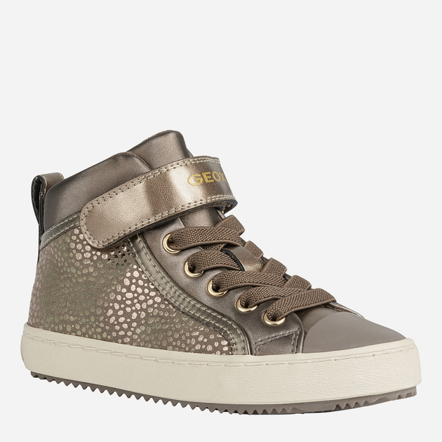 Sneakersy dziecięce dla dziewczynki wysokie Geox Sneakers J744GI0DHAJ-C5005 30 Brązowe (8050036296009) - obraz 3