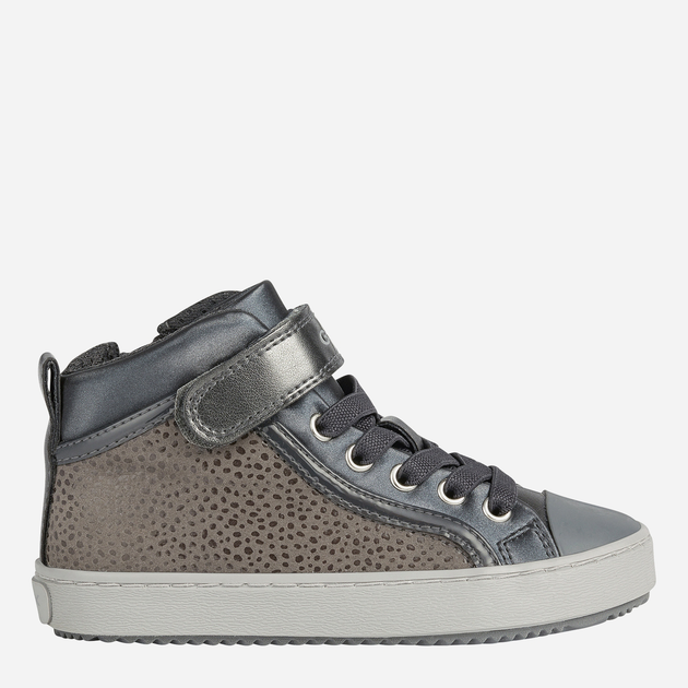 Trampki dziecięce dla dziewczynki wysokie Geox Sneakers J744GI0DHAJ-C9002 27 Szare (J744GI0DHAJC900227) - obraz 1