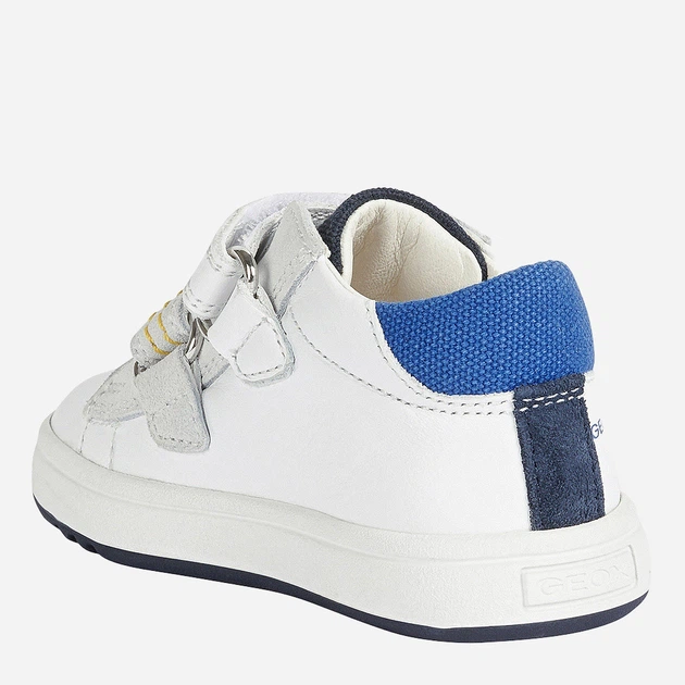 Sneakersy chłopięce na rzepy Geox First Steps B044DD08520-C1000 23 Białe (8054730995282) - obraz 4