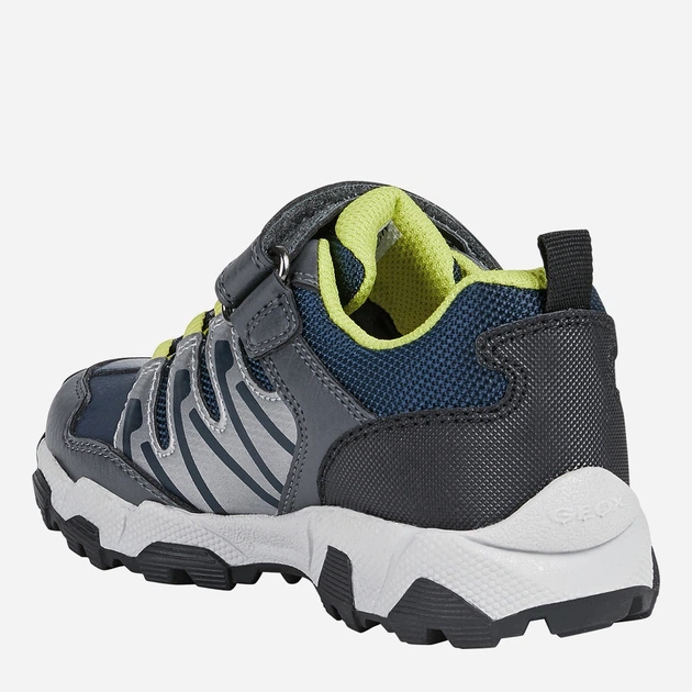 Sneakersy chłopięce na rzepy Geox Sneakers J16ACB0CEFU-C1267 32 Szare (8050036175922) - obraz 4