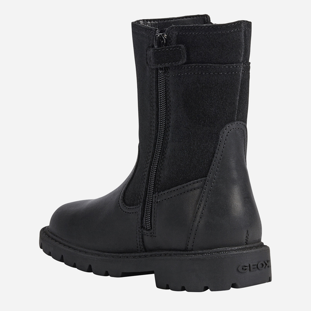 Дитячі чоботи для дівчинки Geox Boots J16EYB00043-C9999 31 Чорні (8050036277664) - зображення 4