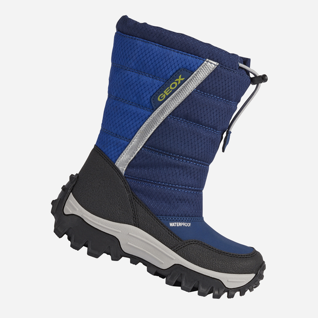 Śniegowce chłopięce wodoszczelne Geox Boots J163AA0FU50-C4226 24 Granatowe (8050036183781) - obraz 2
