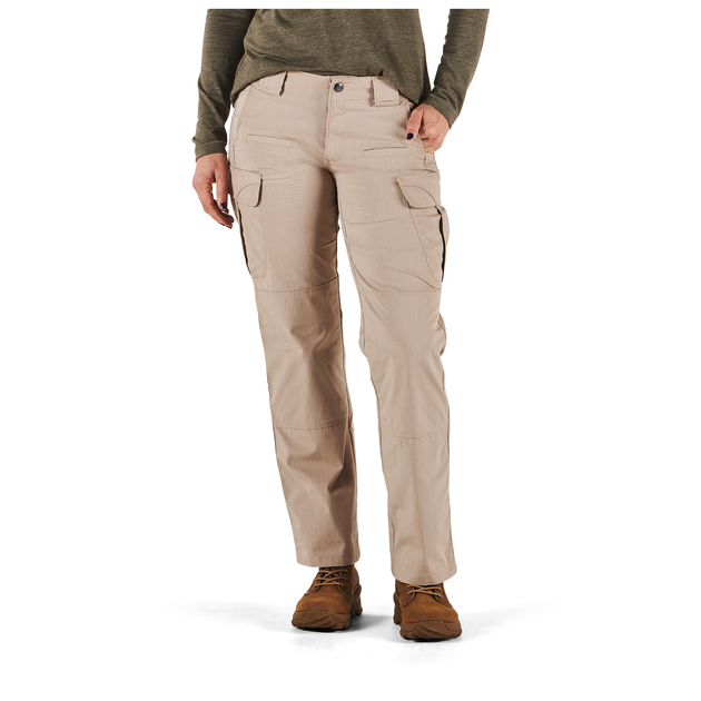 Штани тактичні 5.11 Tactical STRYKE PANT - WOMEN'S Khaki 8/Long (64386-055) - зображення 1