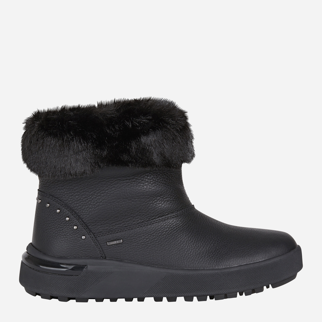 Жіночі зимові черевики низькі Geox D16QSD00046-C9999 38 24.7 см Чорні (8050036248145) - зображення 1