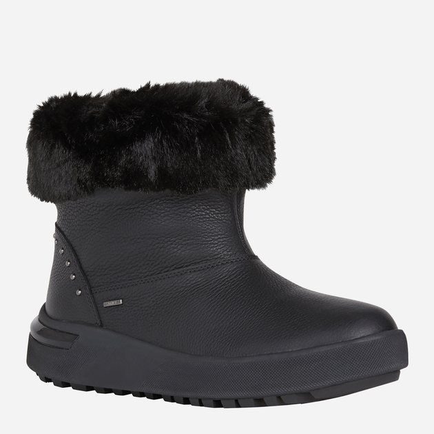 Жіночі зимові черевики низькі Geox D16QSD00046-C9999 36 23.4 см Чорні (8050036248121) - зображення 2