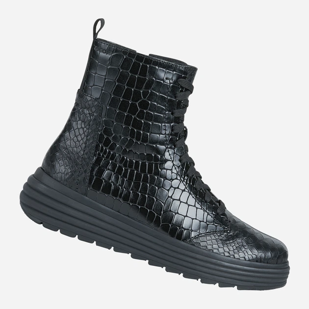 Жіночі черевики високі Geox D94FDA04140-C9999 36 23.4 см Чорні (8050036259486) - зображення 3