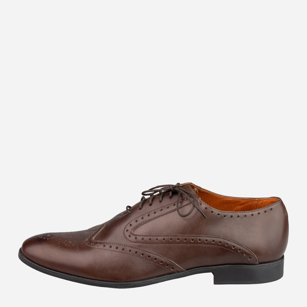 Buty brogsy męskie Nico Rarini 88203-31203 40 Ciemnobrązowe (88203031203040) - obraz 3